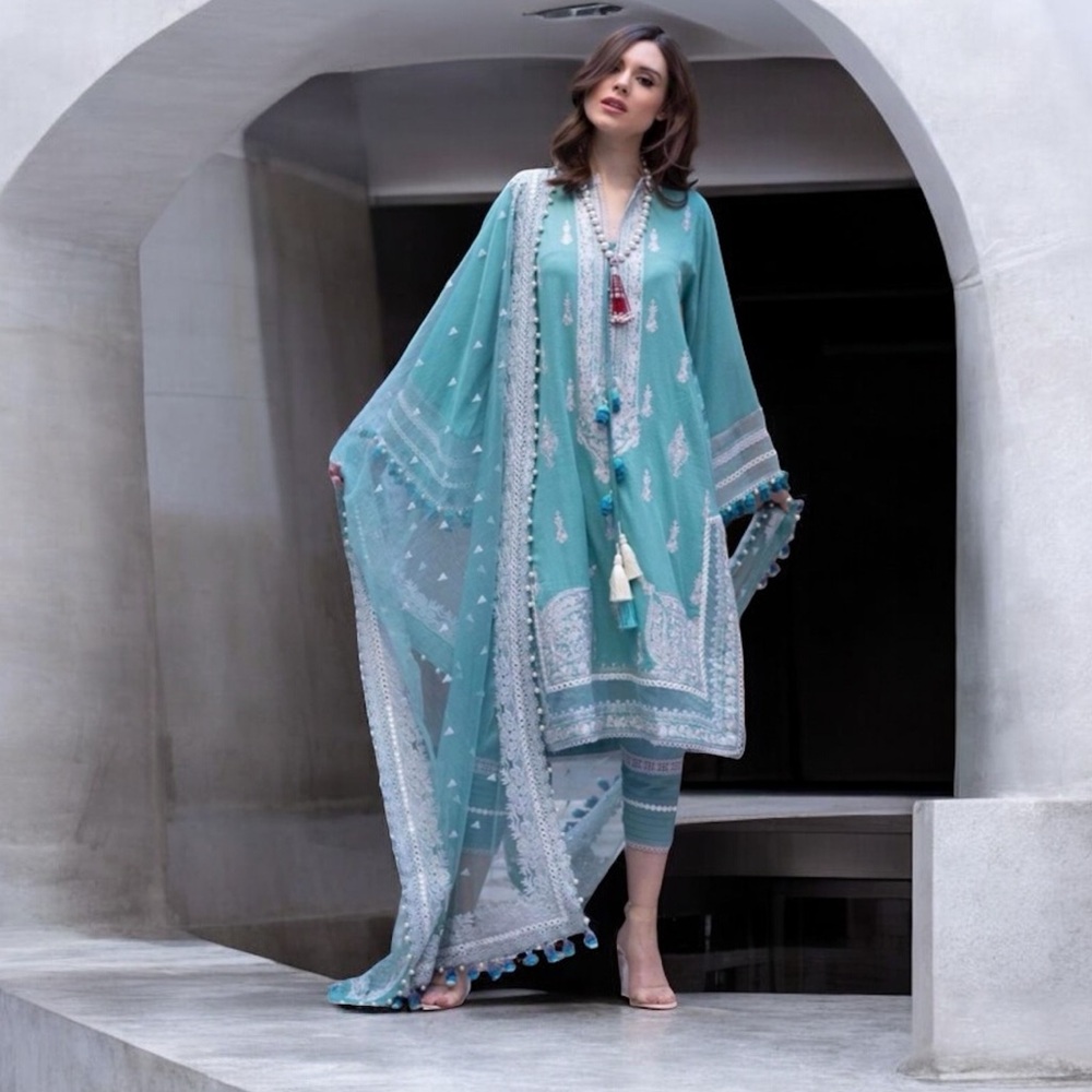 Pakistani Designer Dress 3Pc